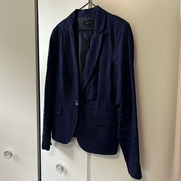Navy blue fitted blazer - size 6 / medium - RW&Co - Picture 1 of 2